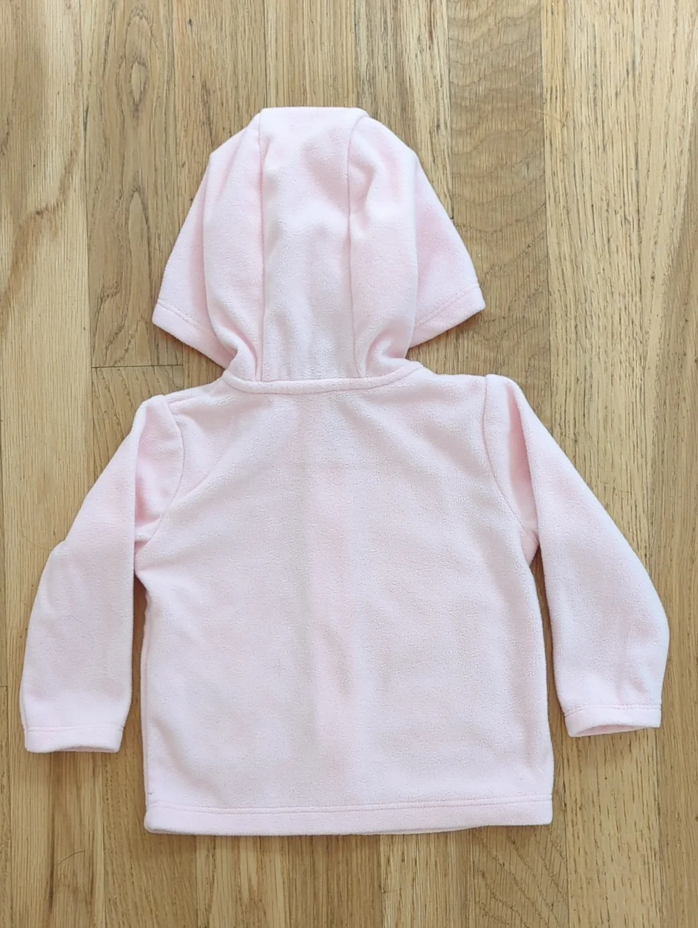 Carter's Girl's Fleece Bundle Pink Hooded Zip Jacket & Teal Hooded Vest 3 Months